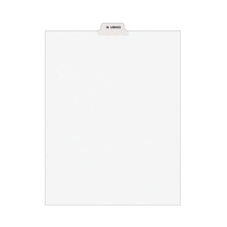 Avery-Style Preprinted Legal Bottom Tab Dividers, Exhibit M, Letter, 25/Pack (12386)