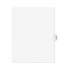 Avery-Style Preprinted Legal Side Tab Divider, Exhibit F, Letter, White, 25/Pack, (1376) (01376)