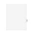 Avery-Style Preprinted Legal Side Tab Divider, Exhibit G, Letter, White, 25/Pack (01377)