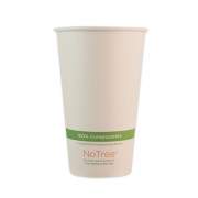 World Centric NoTree Paper Hot Cups, 16 oz, Natural, 1,000/Carton (CUSU16)