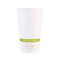 NoTree Paper Hot Cups, 20 oz, Natural, 1,000/Carton (CUSU20)