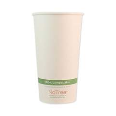 World Centric NoTree Paper Hot Cups, 20 oz, Natural, 1,000/Carton (CUSU20)
