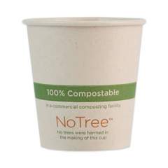 World Centric NoTree Paper Hot Cups, 4 oz, Natural, 1,000/Carton (CUSU4)