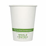 Paper Hot Cups, 12 oz, White, 1,000/Carton (CUPA12)