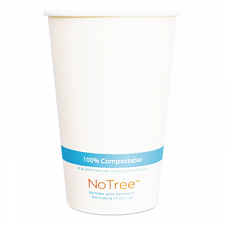 NoTree Paper Cold Cups, 16 oz, Natural, 1,000/Carton (CUSU16C)
