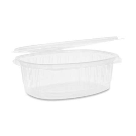 Pactiv Evergreen EarthChoice PET Hinged Lid Deli Container, 48 oz, 8.88 x 7.25 x 2.94, Clear, 190/Carton (YCA910480000)