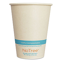 NoTree Paper Cold Cups, 12 oz, Natural, 1,000/Carton (CUSU12C)