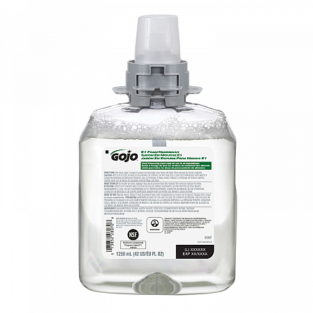 E1 Foam Handwash Refill, Fragrance-Free, 1,250 mL, 4/Carton (516704CT)