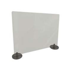 Ghent Desktop Free Standing Acrylic Protection Screen, 29 x 5 x 24, Frost (DPSF2429F)