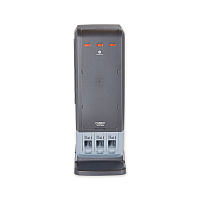 SmartStock Tri-Tower Dispenser, Holds Forks/Knives/Spoons, 13.16 x 16.07 x 31.03, Black/Gray (DUSSTDSP3)