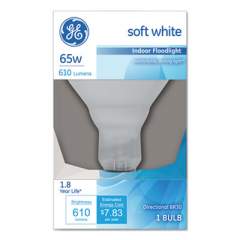 GE Incandescent Soft White BR30 Light Bulb, 65 W (20331)