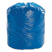 8105015173665, SKILCRAFT Healthcare Can Liners, Soiled Linen, 33 gal, 1.2 mil, 30.5" x 43", Blue, Flat Pack, 30/Box (5173665)
