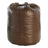 8105015604930, SKILCRAFT Controlled Life Cycle Bags, 30 gal, 0.8 mil, 30" x 36", Brown, 30/Box (5604930)