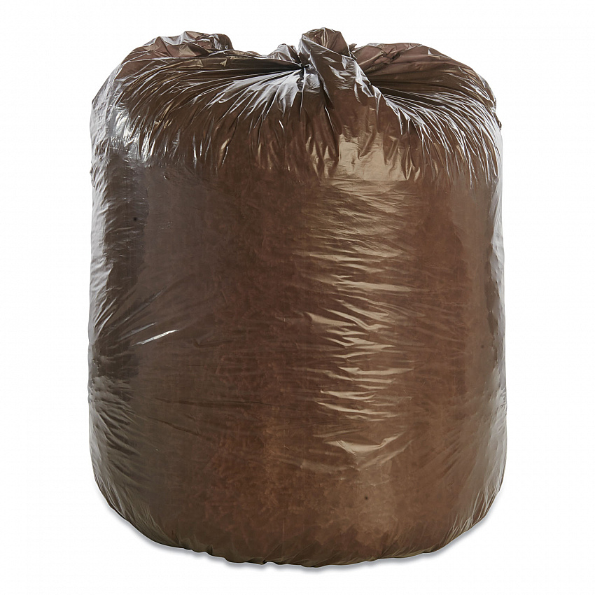 8105015604930, SKILCRAFT Controlled Life Cycle Bags, 30 gal, 0.8 mil, 30" x 36", Brown, 30/Box (5604930)