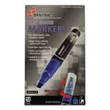 AbilityOne 7520015105658 SKILCRAFT Dry Erase Marker, Broad Chisel Tip, Blue, Dozen