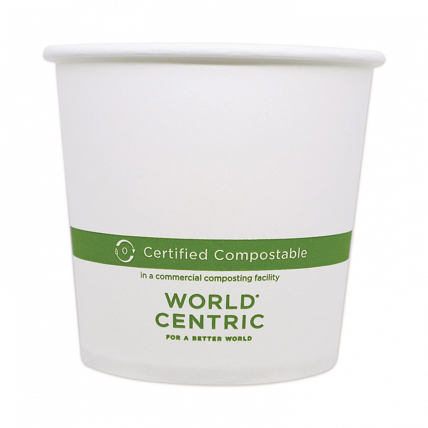 Paper Bowls, 24 oz, 4.4" Diameter x 4.4" h, White, 500/Carton (BOPA24)