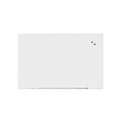 Universal Frameless Magnetic Glass Marker Board, 72" x 48", White (43204)
