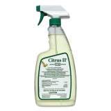 Citrus II Hospital Germicidal Deodorizing Cleaner, Citrus Scented, 22 oz Spray Bottle, 12/Carton (633712927)