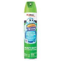 Scrubbing Bubbles Disinfectant Restroom Cleaner II, Rain Shower Scent, 25 oz Aerosol Spray, 12/Carton (313358)