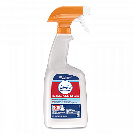 Professional Sanitizing Fabric Refresher, Light Scent, 32 oz Spray Bottle (07309EA)