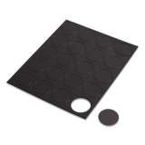U Brands Heavy-Duty Board Magnets, Circles, Black, 0.75", 24/Pack (FM1605)