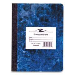Roaring Spring Marble Cover Composition Book, Wide/Legal Rule, Randomly Assorted Real Marble Cover Colors, 7.5 x 9.75, 100 Sheets (498522)