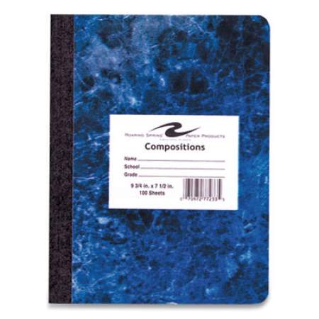 Roaring Spring Marble Cover Composition Book, Wide/Legal Rule, Randomly Assorted Marble Covers, 9.75 x 7.5, 100 Sheets (77233)