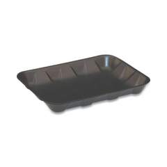Pactiv Evergreen Supermarket Trays, #4D, 9.58 x 7.08 x 1.25,  Black, 400/Carton (51P904D)
