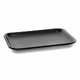Supermarket Tray, #2, 8.4 x 5.9 x 0.7, Black, Foam, 500/Carton (51P902S)