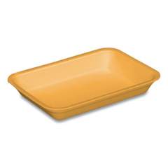 Pactiv Evergreen Supermarket Trays, #4D, 8.63 x 6.56 x 1.27, Yellow, 400/Carton (51P304D)