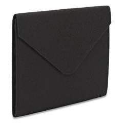 Smead Soft Touch Cloth Expanding Files, 2" Expansion, 1 Section, Letter Size, Black (70920)