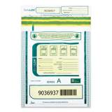 SafeLOK Deposit Bag, Plastic, 9 x 12, White/Gray, 100/Pack (585089)