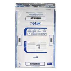 TripLOK Deposit Bag, Plastic, 4 mil, 20 x 28, Clear, 50/Pack (585059)