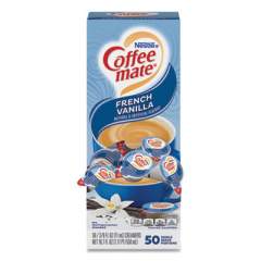 Coffee mate Liquid Coffee Creamer, French Vanilla, 0.38 oz Mini Cups, 50/Box (35170BX)