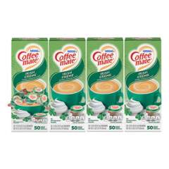 Coffee mate Liquid Coffee Creamer, Irish Creme, 0.38 oz Mini Cups, 50/Box, 4 Boxes/Carton, 200 Total/Carton (35112CT)