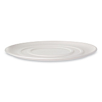 WorldView Molded Fiber Pizza Trays, 16 x 16 x 0.2, White, Sugarcane, 50/Carton (EPSCPTR16)