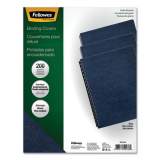 Fellowes Classic Grain Texture Binding System Covers, 11-1/4 x 8-3/4, Navy, 200/Pack (52136)