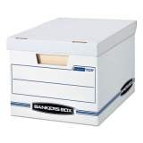 Bankers Box STOR/FILE Basic-Duty Storage Boxes, Letter/Legal Files, 12" x 16.25" x 10.5", White, 20/Carton (0070333)