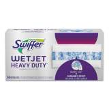 Swiffer WetJet System Refill Pads, 11.3" x 5.4", Heavy Duty, White, 14/Box (81790)