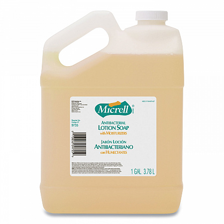 Antibacterial Lotion Soap, Light Scent, 1 gal, 4/Carton (975504CT)
