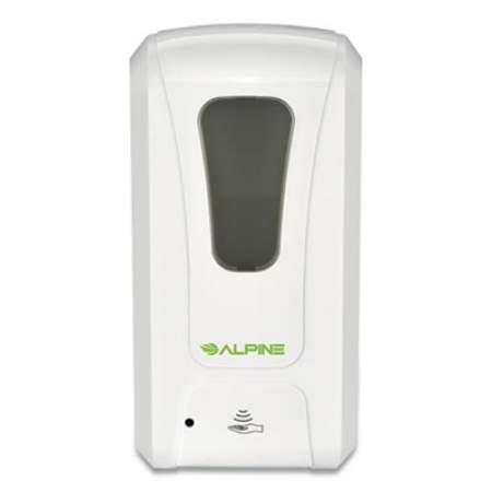 Alpine Liquid Hand Sanitizer/Soap Dispenser, 1,000 mL, 6 x 4.48 x 11.1, White (430LEA)