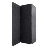 Lumeah Concertina Foldable Sound Reducing Room Divider Privacy Screen, 70 x 1 x 70, Polyester, Ash (LUCO72701A)