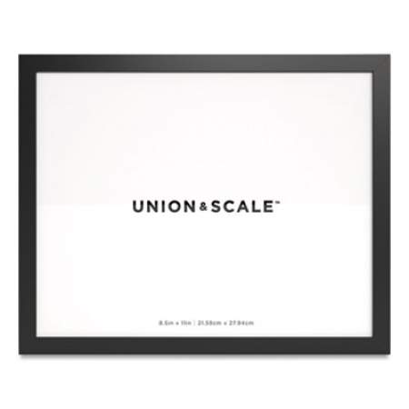 Union & Scale Essentials Wood Document Frame, 8.5 x 11, Black Frame (24411254)