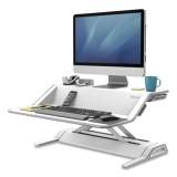 Fellowes Lotus Sit-Stands Workstation, 32.75" x 24.25" x 5.5" to 22.5", White (0009901)