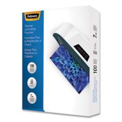 Fellowes Laminating Pouches, 7 mil, 9" x 11.5", Gloss Clear, 100/Pack (52041)