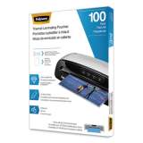 Fellowes Laminating Pouches, 3 mil, 9" x 11.5", Gloss Clear, 100/Pack (5743301)