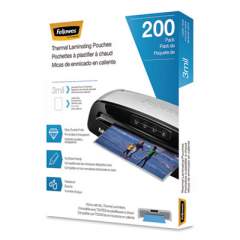 Fellowes Laminating Pouches, 3 mil, 9" x 11.5", Gloss Clear, 200/Pack (5743401)