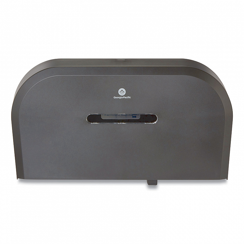 Jumbo Jr. Bathroom Tissue Dispenser, Double Roll, 22.1 x 4.8 x 12.1, Black (59210)