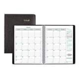 Brownline EcoLogix Recycled Monthly Planner, EcoLogix Artwork, 11 x 8.5, Black Cover, 14-Month (Dec to Jan): 2021 to 2023 (CB435WBLK)