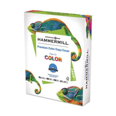 Hammermill Premium Color Copy Cover, 100 Bright, 80lb, 8.5 x 11, 250/Pack (120023)